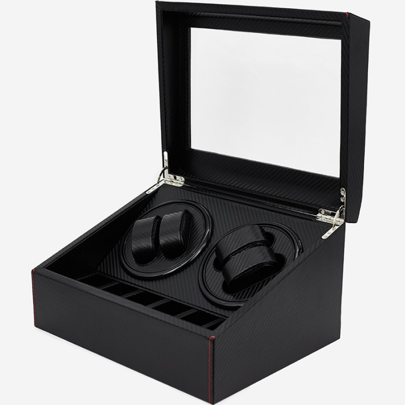 Изображение товара Шкатулка CLOX W103T для автоподзавода часов 11х18 см черная