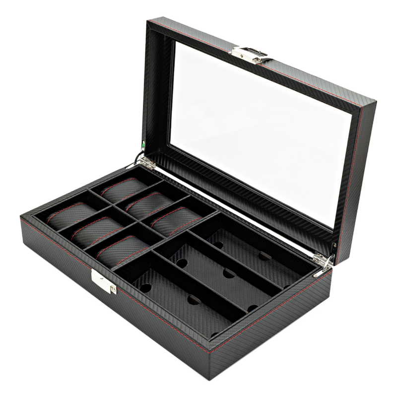 Изображение товара Декоративная шкатулка Clox YC-23BL 21x8 см цвет черный Изображение товара Декоративная шкатулка Clox YC-23BL 21x8 см цвет черный