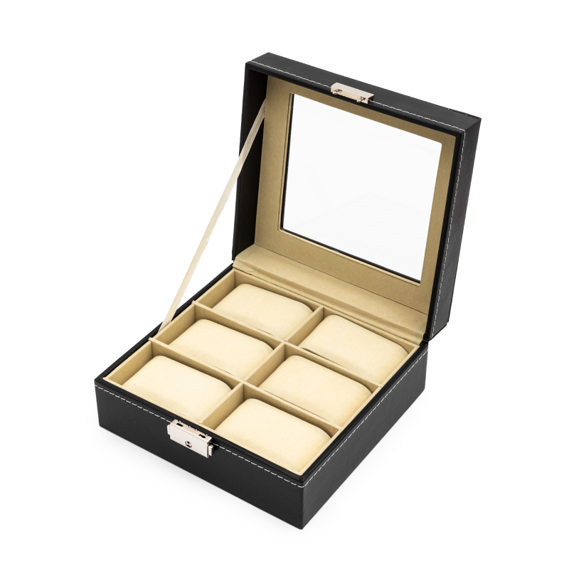 Изображение товара Шкатулка CLOX YC-06-2BL — для часов и украшений, 17x8 см