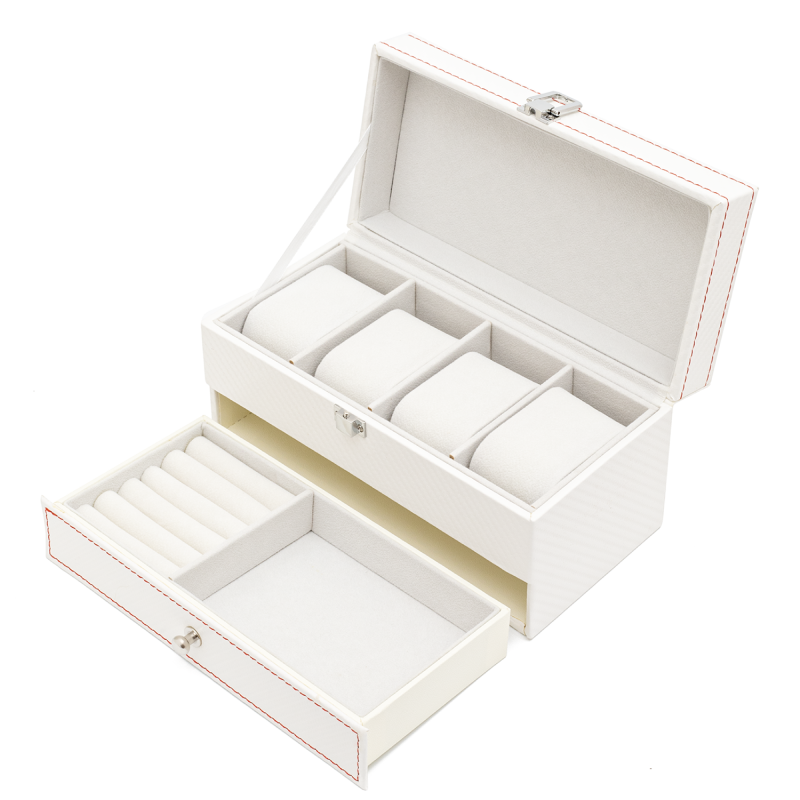 Изображение товара Шкатулка CLOX YC-04WT Белая 11x11 см