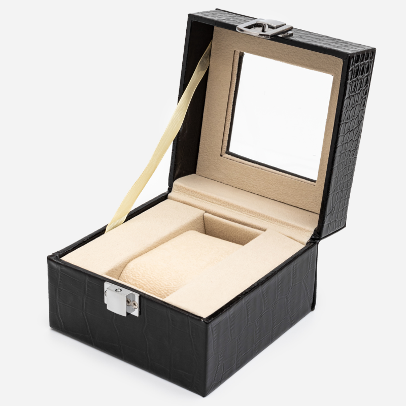 Изображение товара Декоративная шкатулка Clox YC-01E 10.50x8 см цвет черный