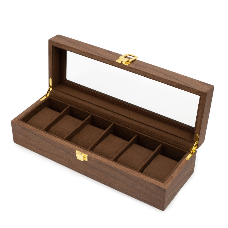 Изображение товара CLOX W-6CC шкатулка для часов 18x8 см коричневая