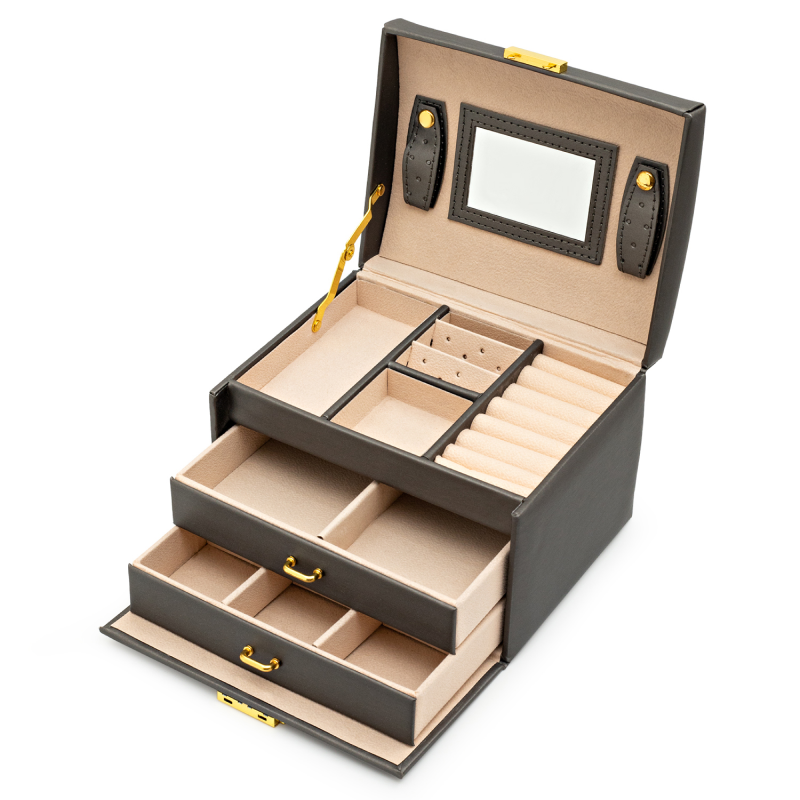 Изображение товара Декоративная шкатулка Clox J-3GR 14.30x11.70 см цвет синий