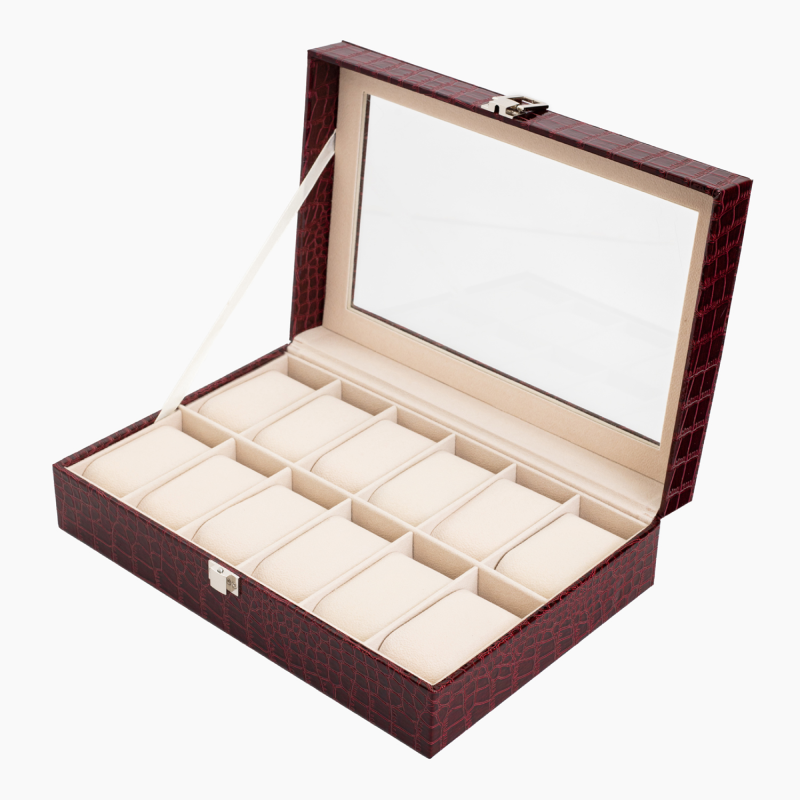 Изображение товара Декоративная шкатулка Clox YC-12EK 20x8 см цвет красный