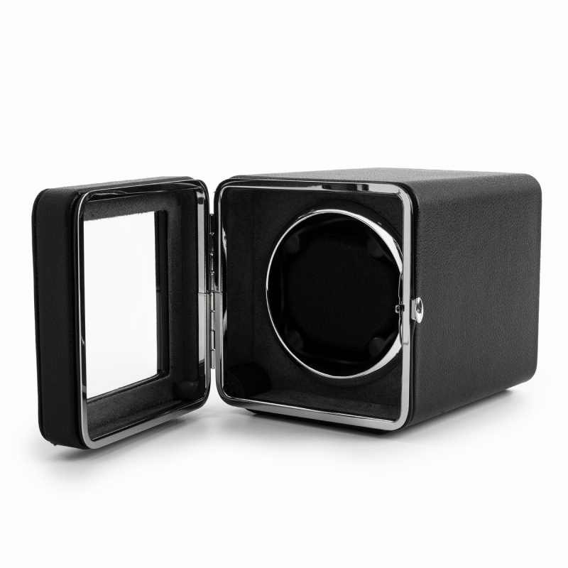 Изображение товара CLOX W1500A — шкатулка для автоподзавода, 12×12 см, черная