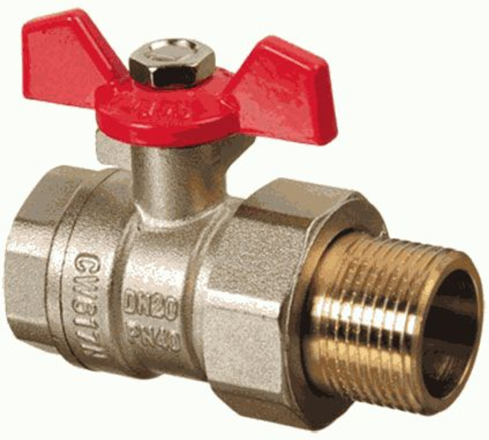 Изображение товара Кран шаров. Terma RED 1" с америк. 31050 Латунь