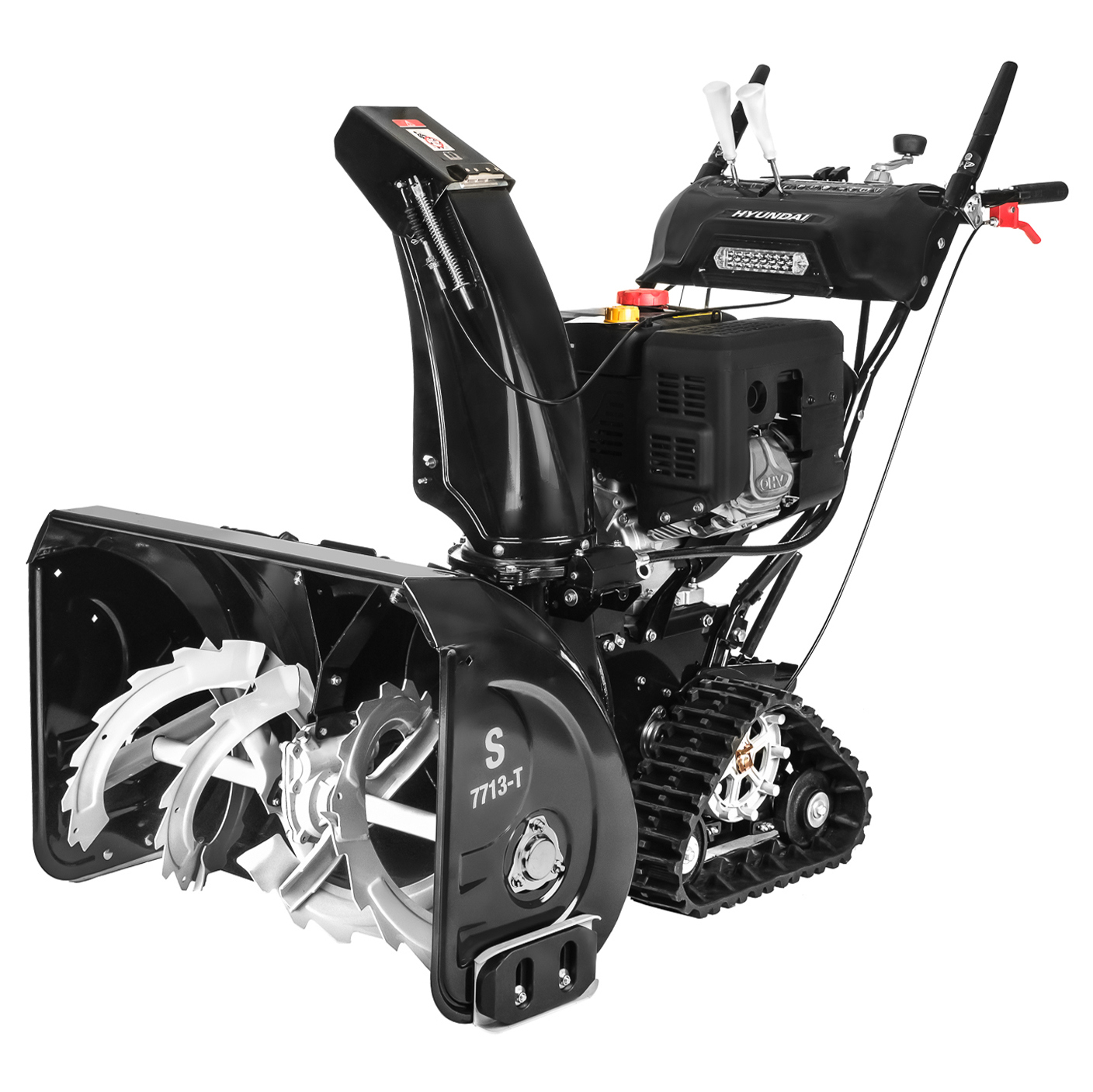 Изображение товара Снегоуборщик бензиновый Hyundai S 7713-T мощностью 13 л.с. с 76 см шириной