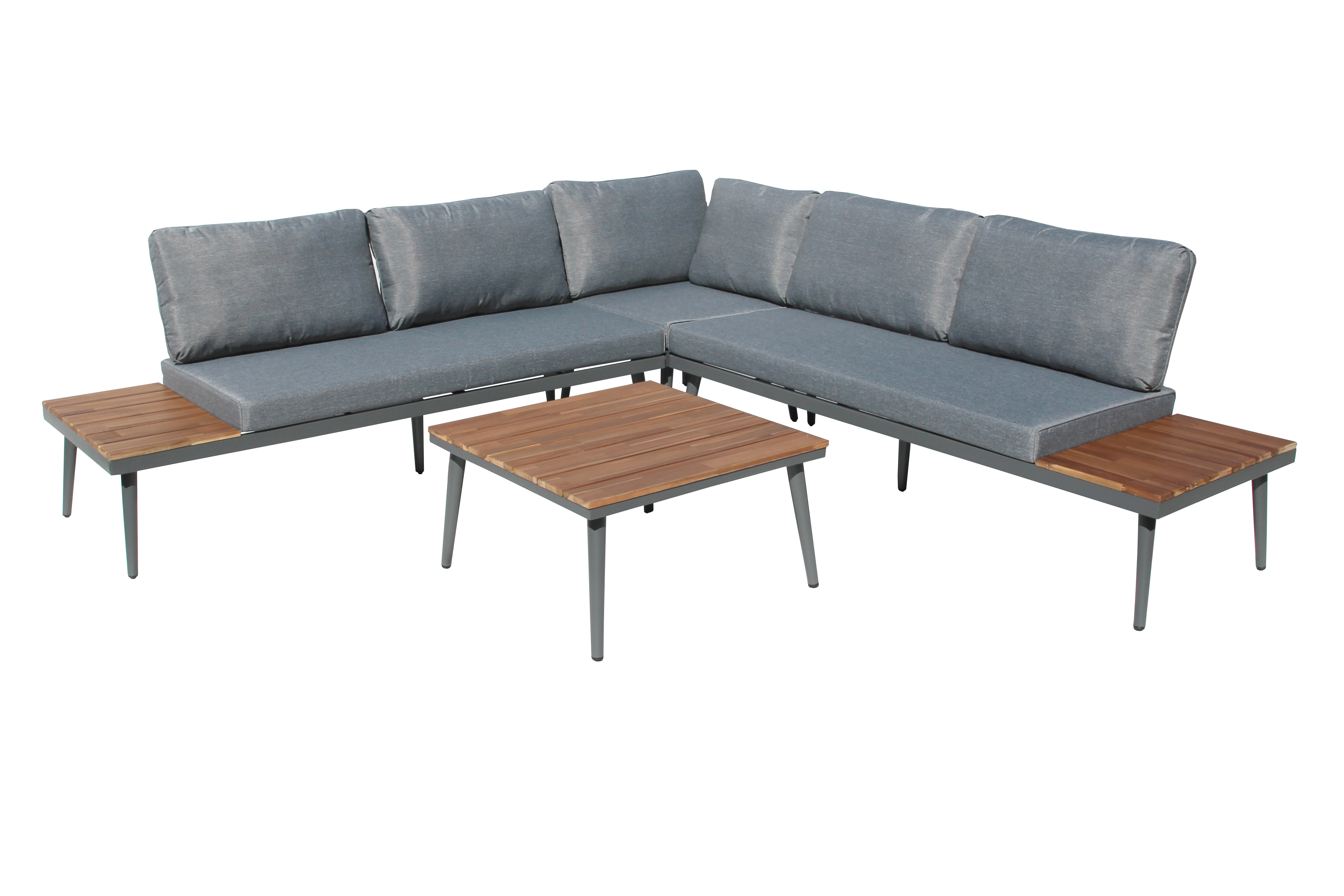 Изображение товара Набор мебели Лаин GS010 алюминий серо-бежевый для террасы