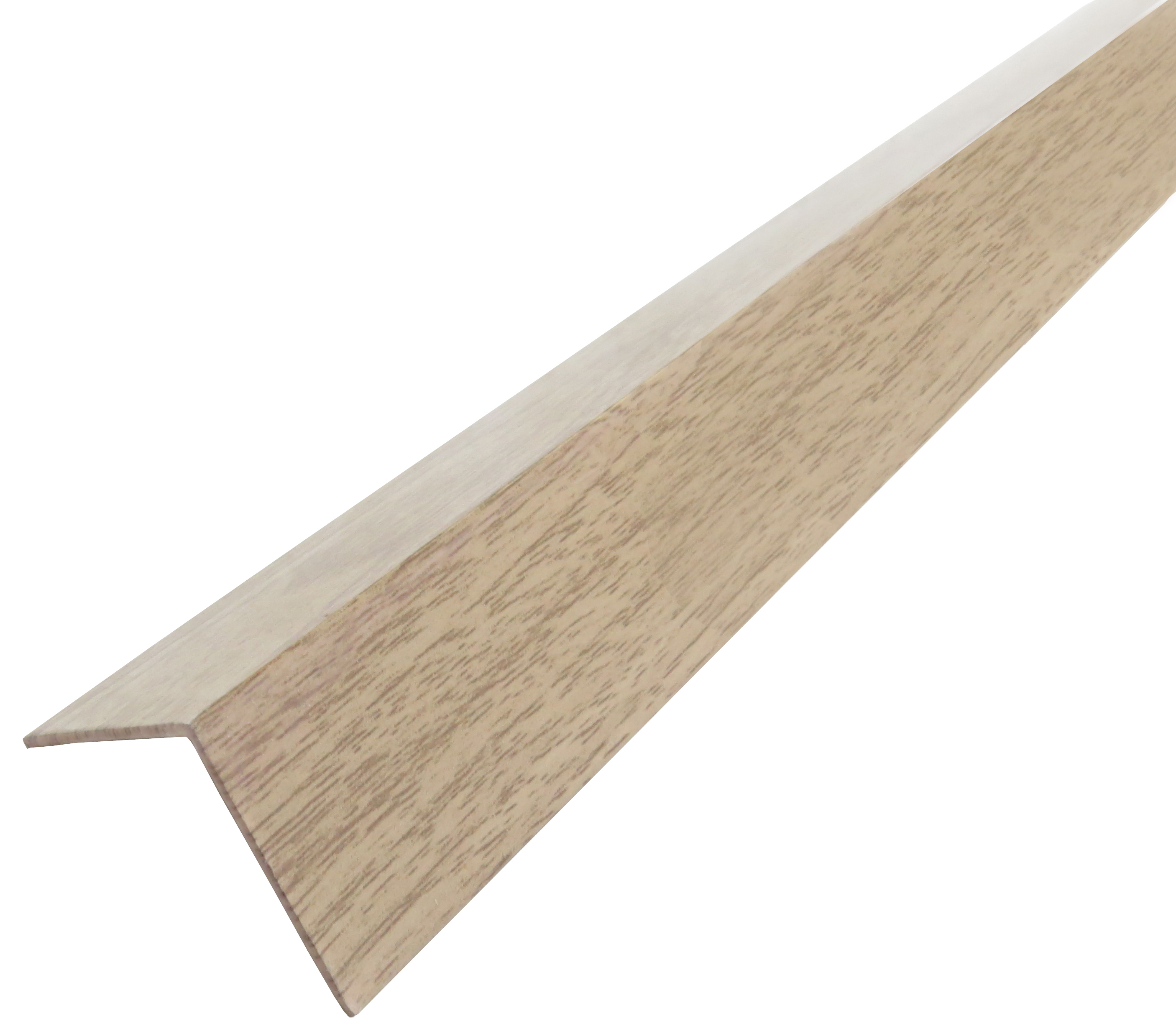 Профиль L-образный алюминий 15x15x1x2700 мм дуб беленый