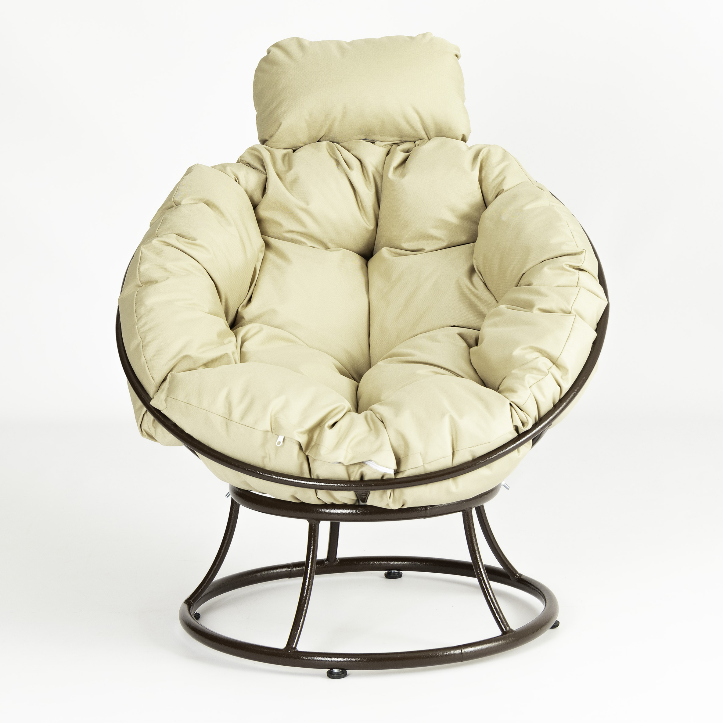 Изображение товара Кресло садовое Диван 24 77400089 74 см x 71.5 см x 74.5 см сталь бежевый