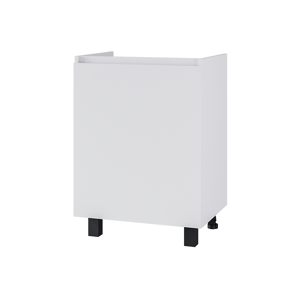 Шкаф под мойку Одри Лайт 60x82x49.60 см фасад белый ЛДСП каркас белый ...