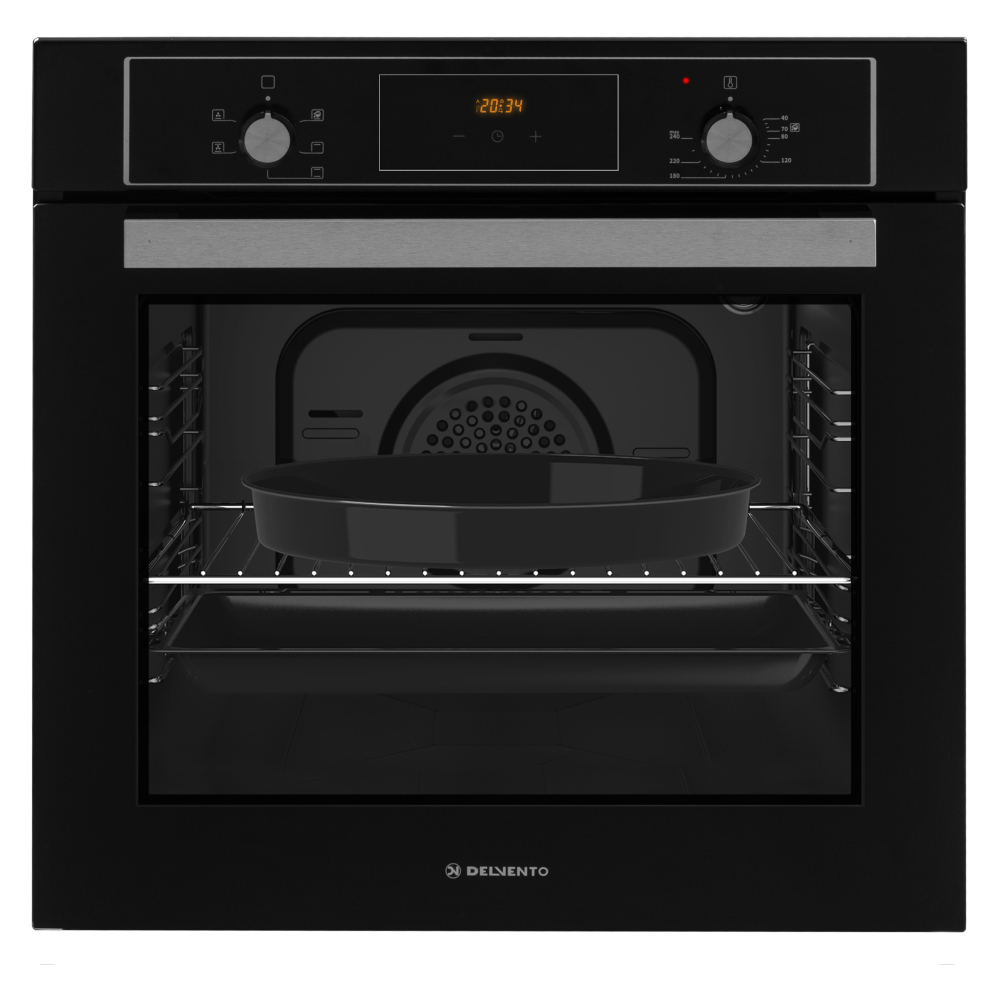 Изображение товара Электрический встраиваемый духовой шкаф Delvento V6EB56088 59.5х59.5х56.5 см цвет черный