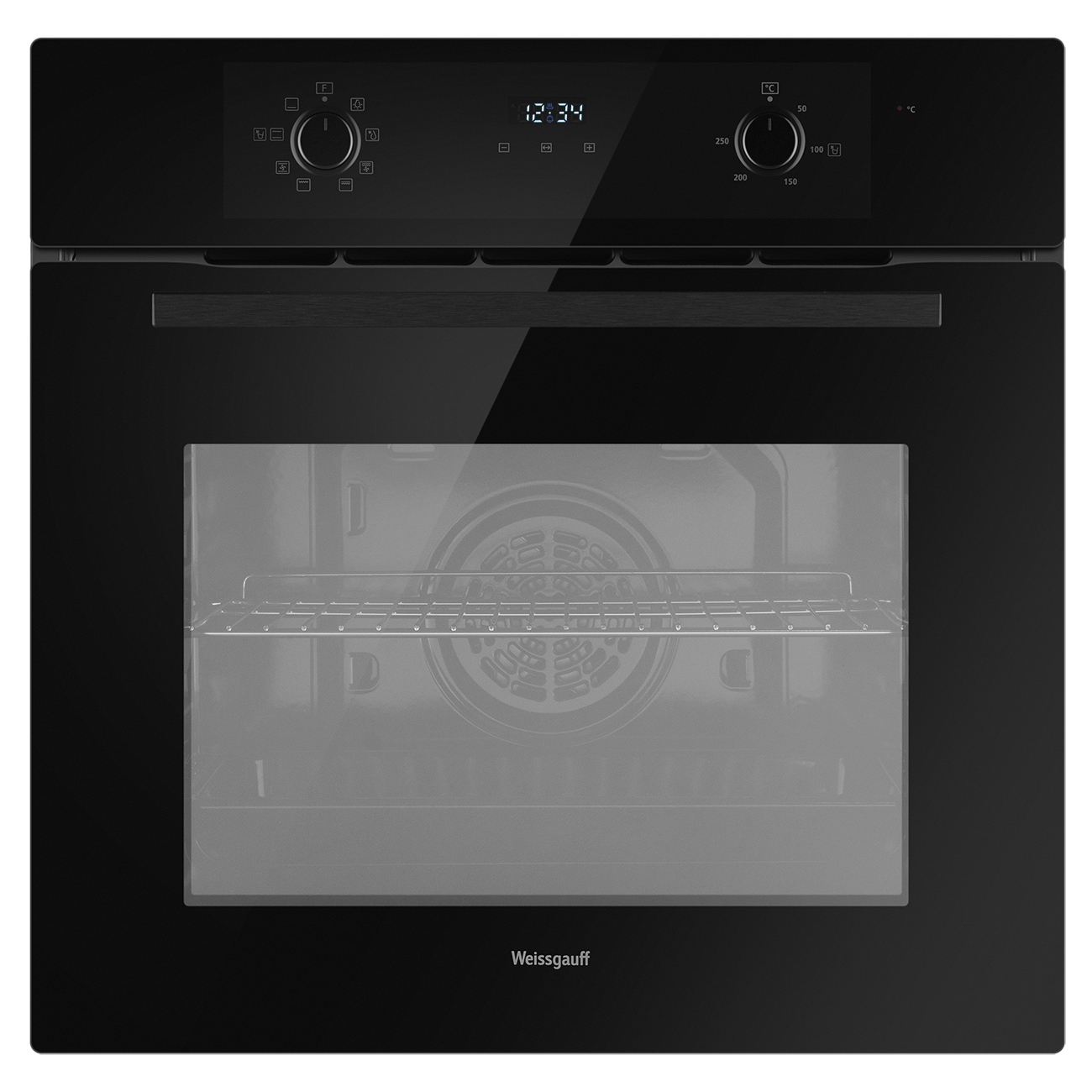 Изображение товара Электрический духовой шкаф Weissgauff EOM 388 PDB Steam Clean 60х59.5х54 см цвет черный