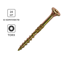 Изображение товара Шуруп конструкционный для деревянного домостроения 3.5x40 24 шт