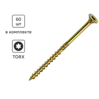 Изображение товара Шуруп конструкционный для деревянного домостроения 4.5x70 60 шт