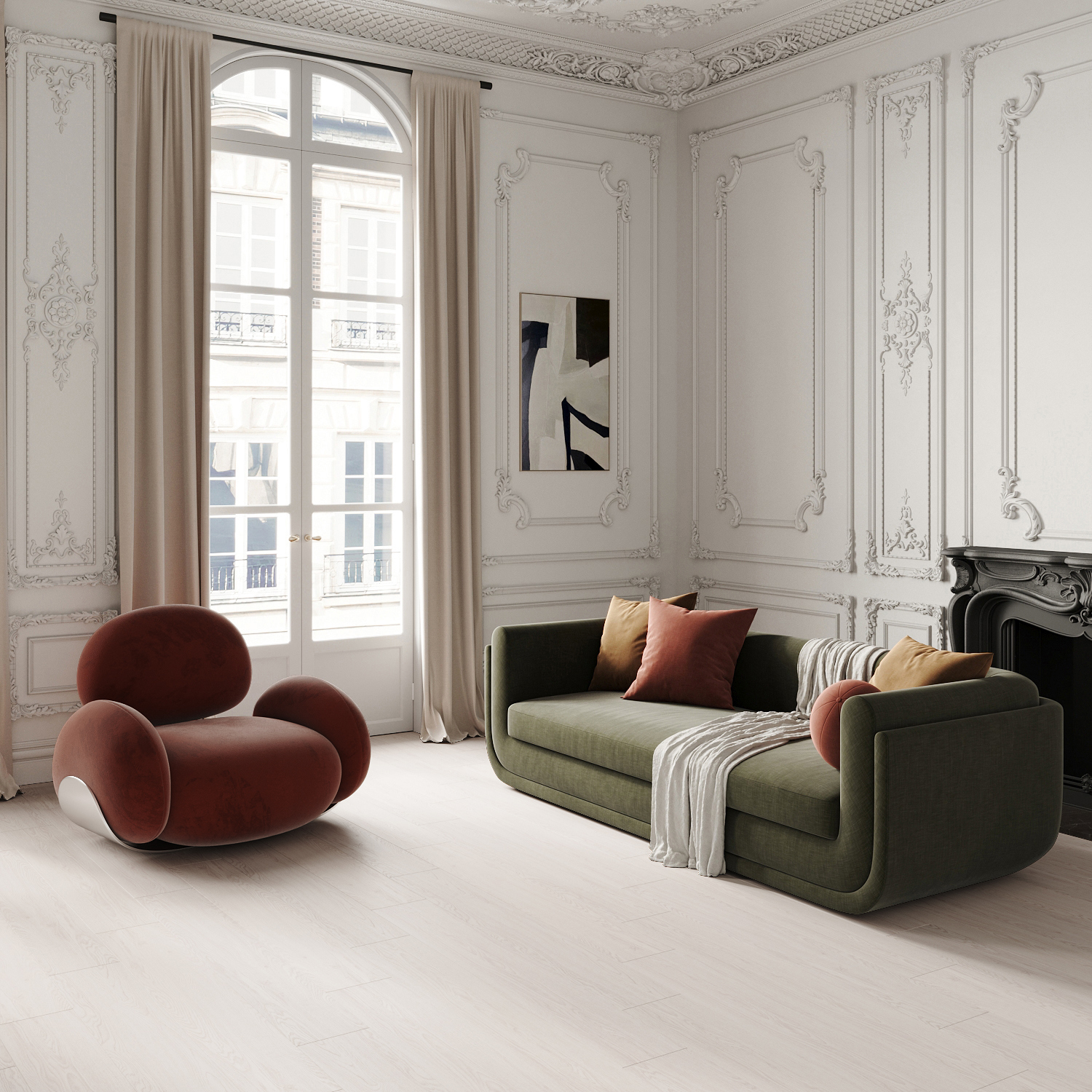 Изображение товара ПВХ плитка Goodway Brazil Collection Палисандр Таос 43 класс толщина 4 мм 2.208 м² цена за упаковку