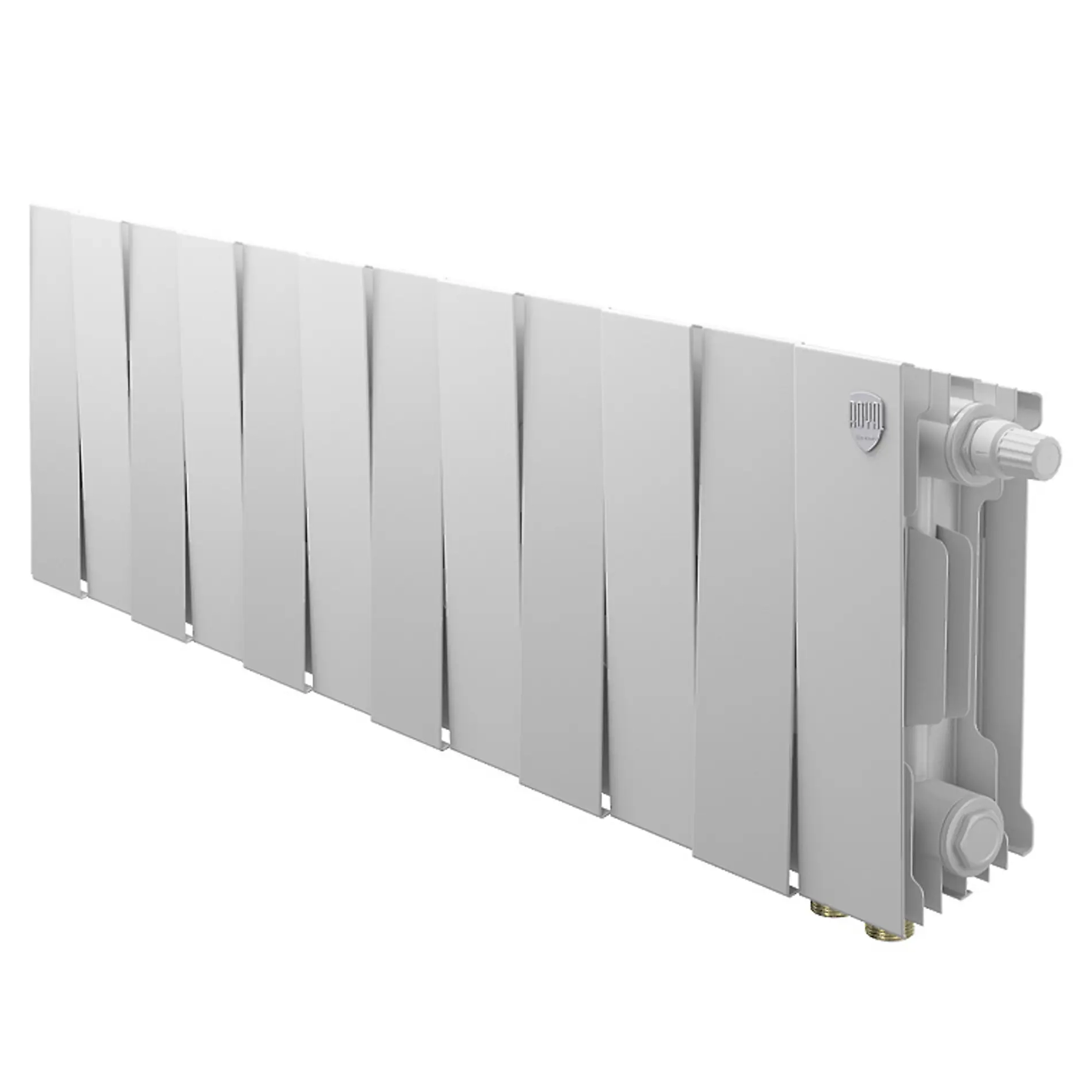 Изображение товара Радиатор секционный Royal Thermo Pianoforte VDR 200/100 14 секций нижнее правое подключение биметалл белый