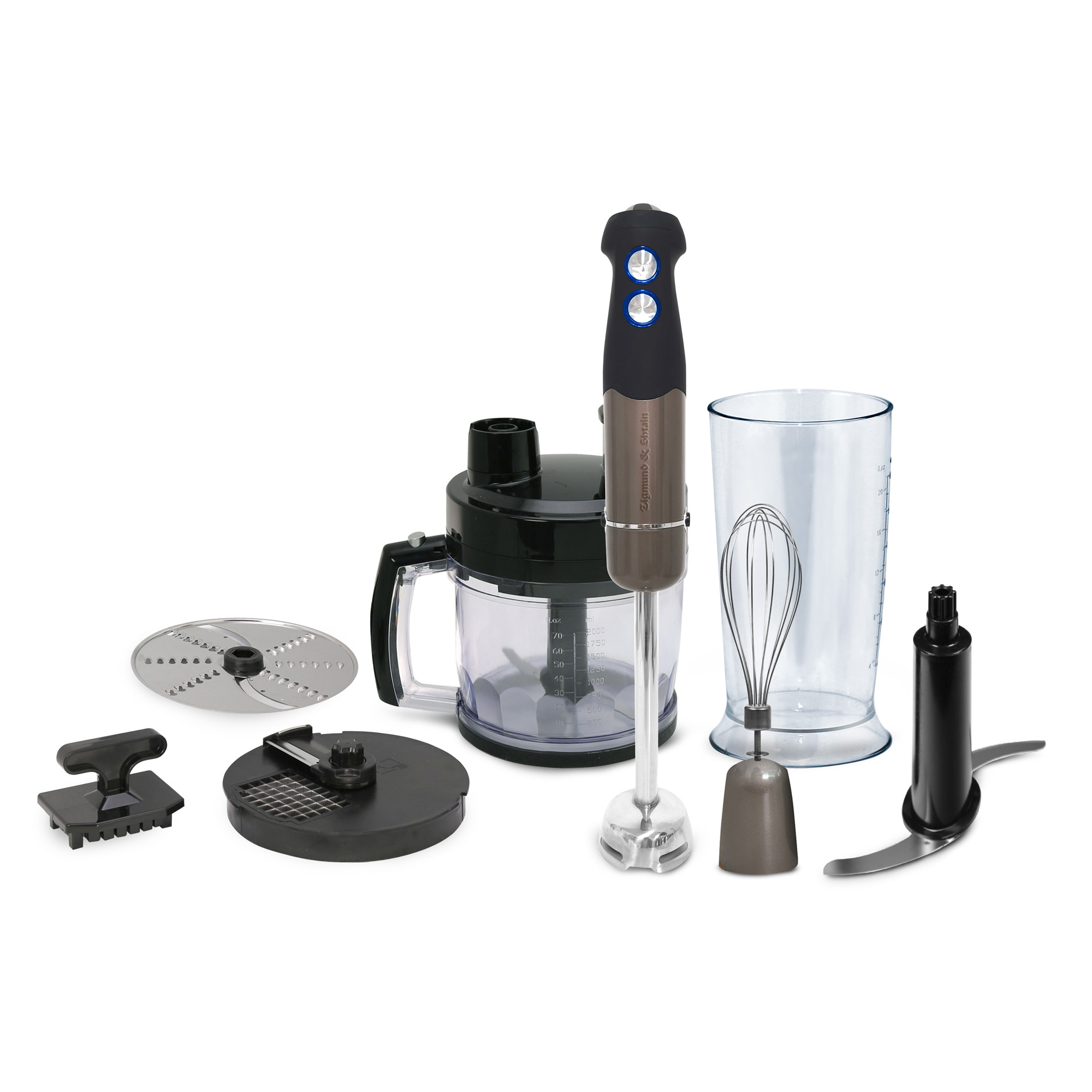 Изображение товара Погружной блендер Zigmund & Shtain BH-343 M черный/бежевый