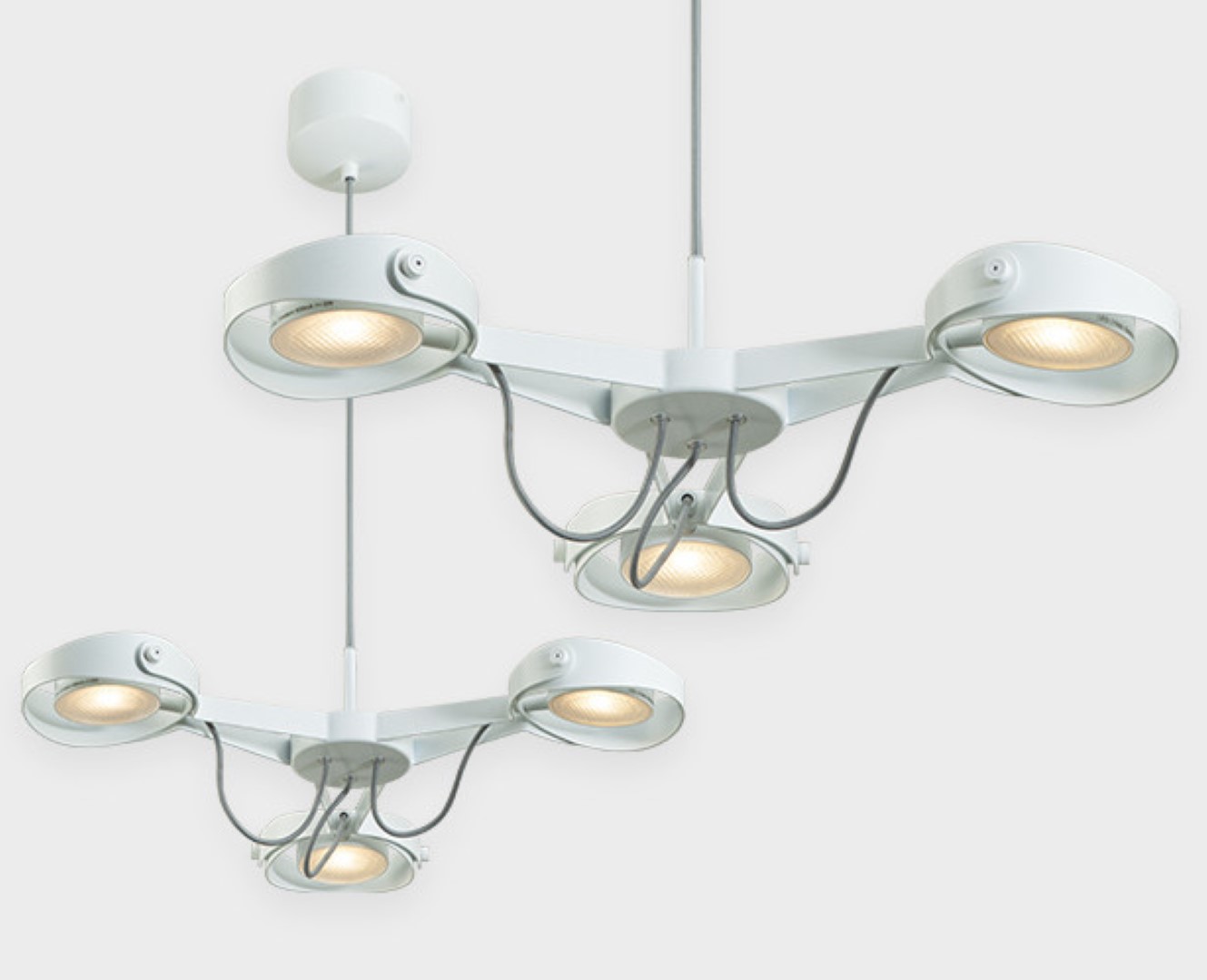 Изображение товара Подвесная светодиодная люстра Italline SLD 075P3 white 4 м² потолочная современная