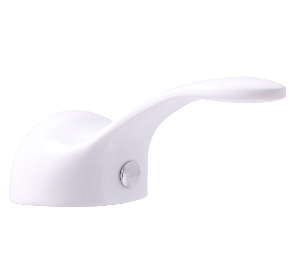 Изображение товара Ручка для смесителя RavSlezak KR3510BC белый матовый хром