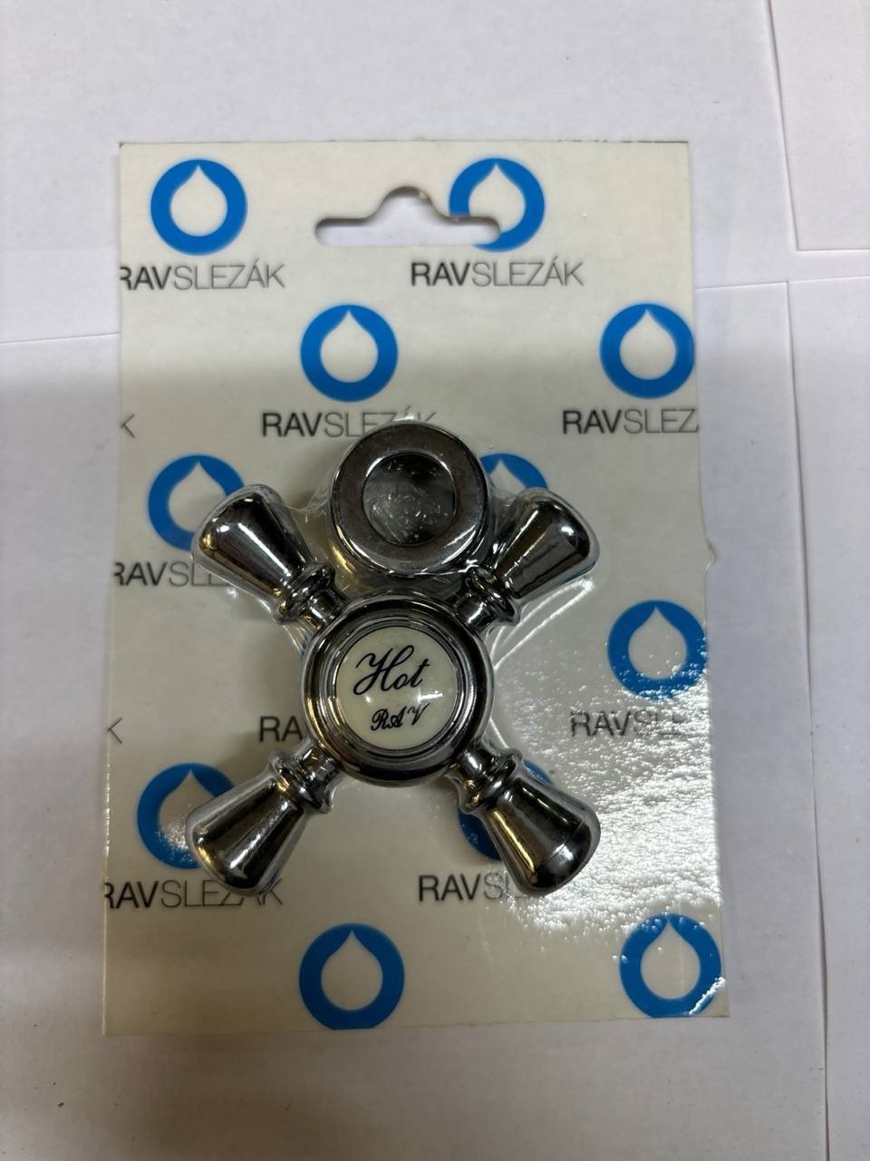 Изображение товара Ручка для смесителя RavSlezak KR3002 Хром классика для ванной и кухни