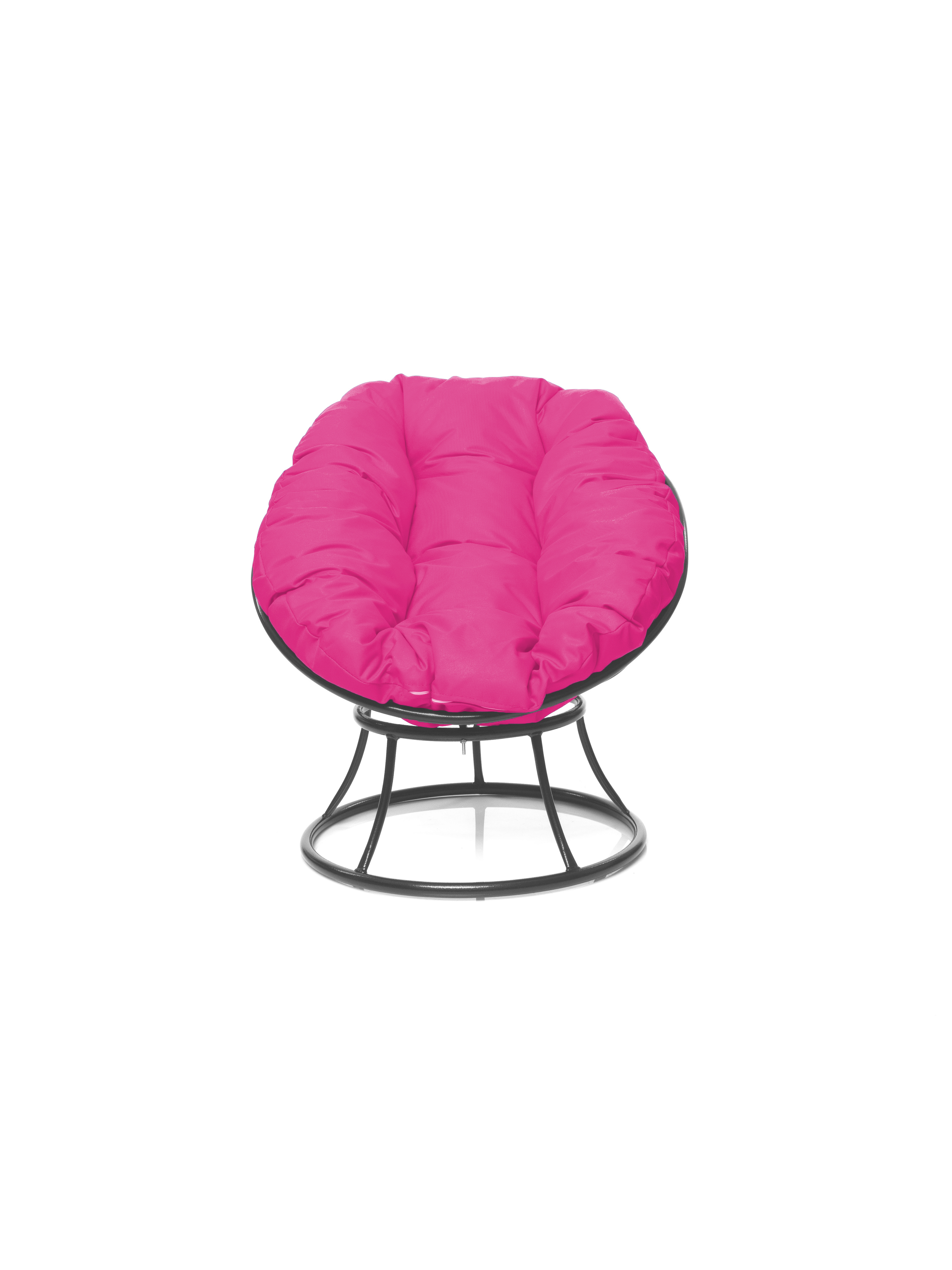 Изображение товара Кресло садовое М-group Пончик 61x40x55 см искусственный ротанг серый