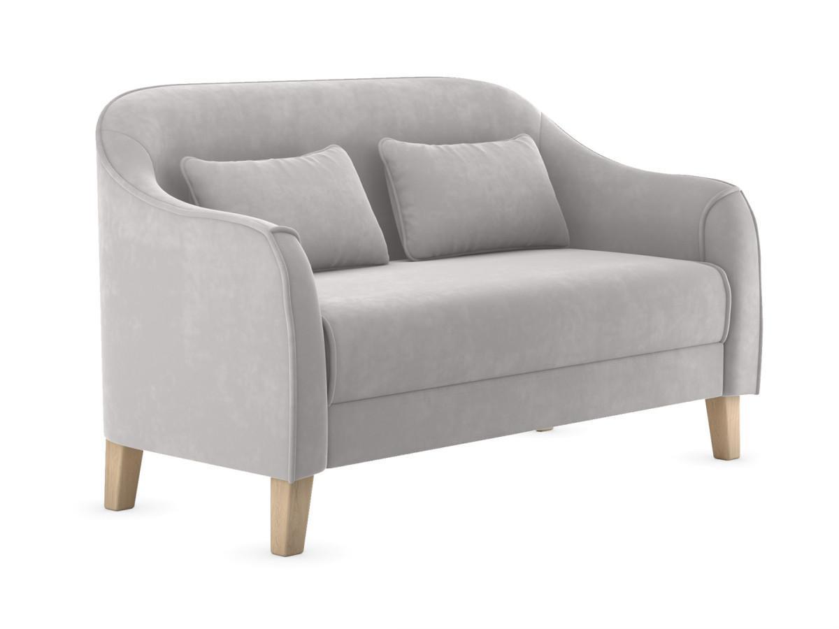 Изображение товара Диван Правила мебели Эдита 149202 велюр серый - комфортный и стильный прямой диван