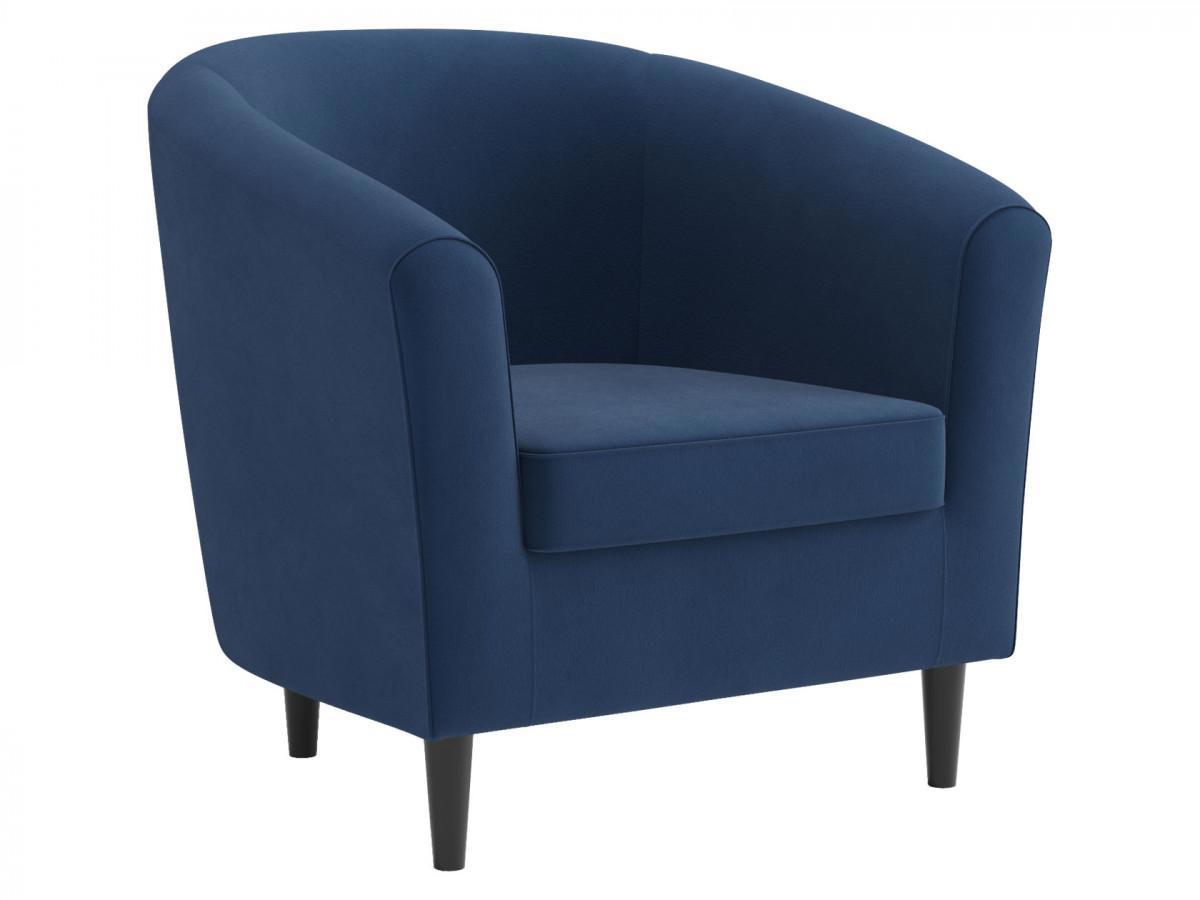Изображение товара Кресло Правила мебели Элен 79x78x69 см велюр цвет синий/велюр