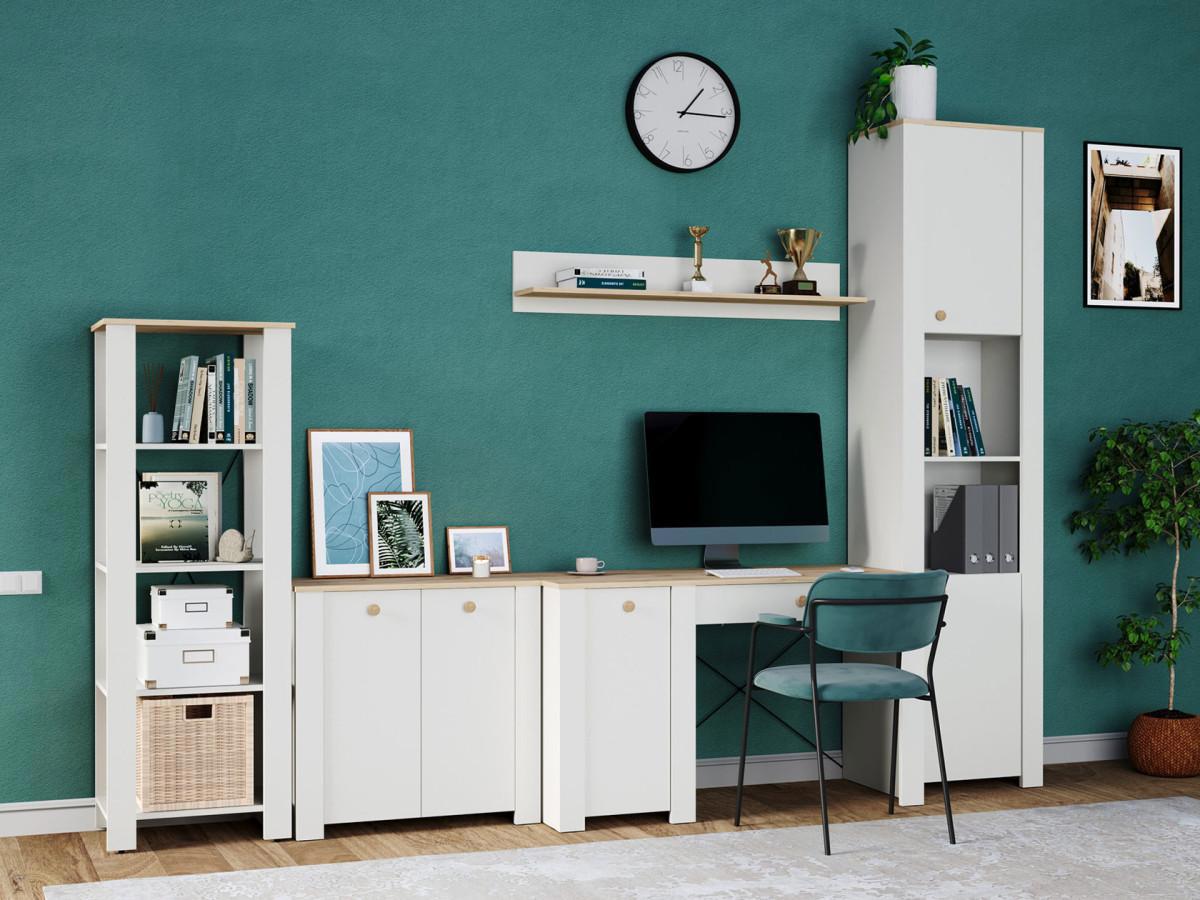 Изображение товара Стеллаж детский Mobi 548x153x389 см нагрузка до 8 кг ЛДСП цвет белый