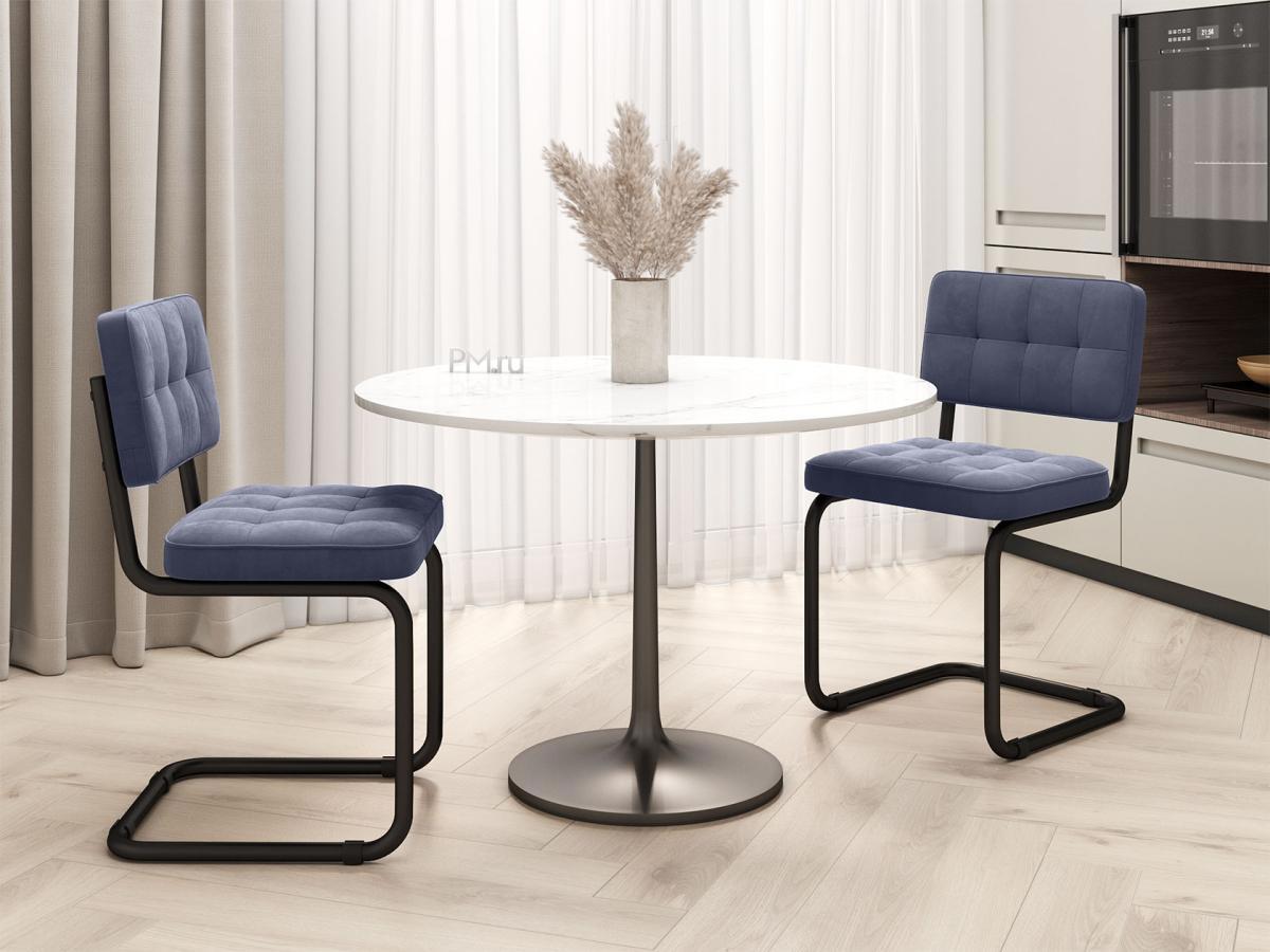 Изображение товара Стул Правила мебели Леон серый велюр 46x85x52 см