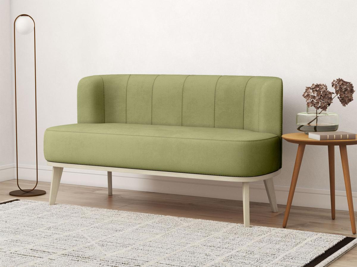 Изображение товара Диван Правила мебели Эмили 174926 оливковый велюр