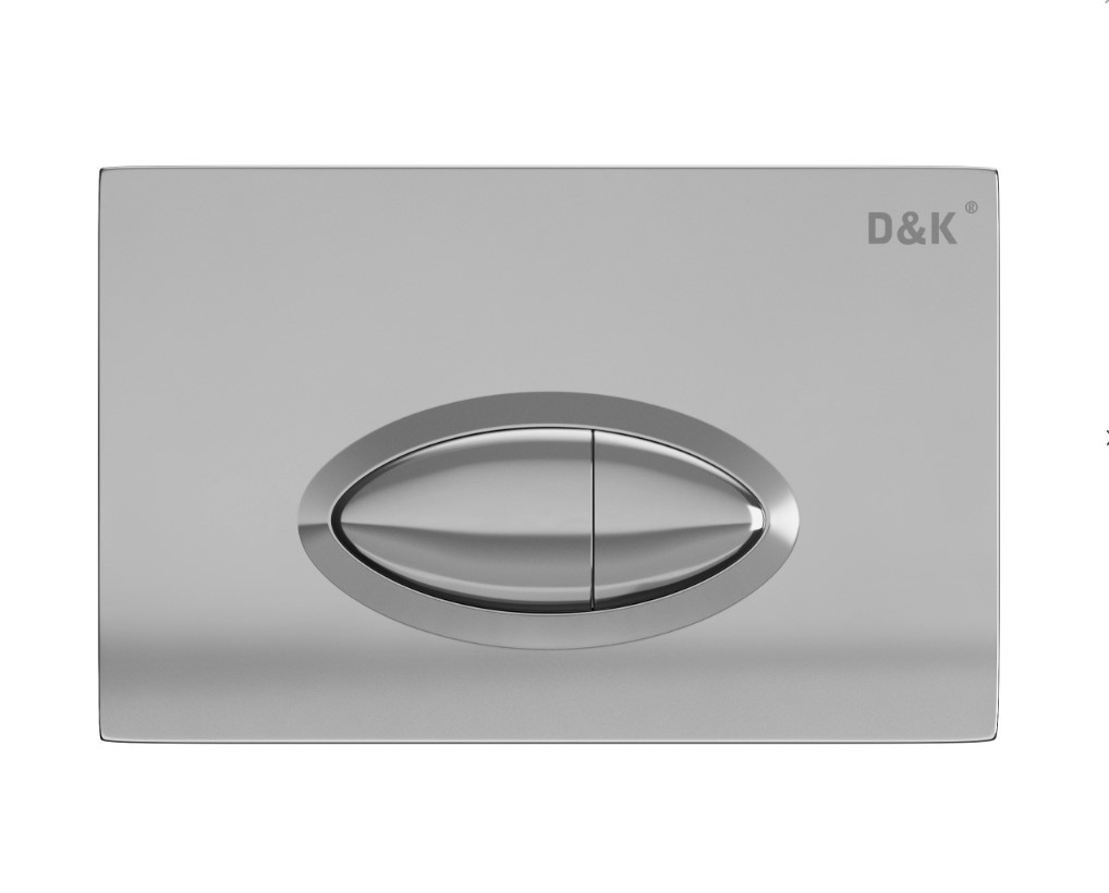 Изображение товара Панель смыва D&K DB1399001 цвет серый/серебристый Изображение товара Панель смыва D&K DB1399001 цвет серый/серебристый