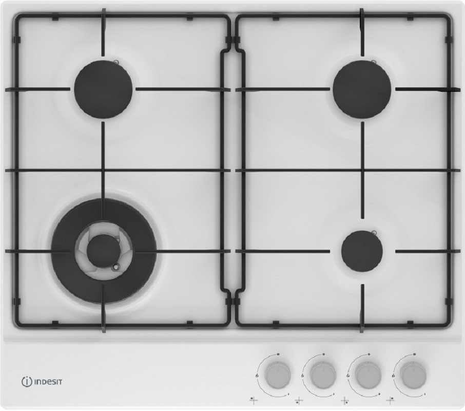 Изображение товара Газовая варочная панель Indesit Thpm 641 W/WH/I 58 см 4 конфорки цвет белый