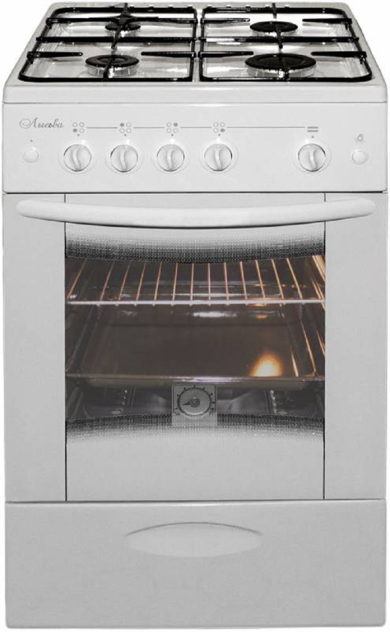 Изображение товара Газовая плита с духовкой Лысьва ГП 400 МС-2У 50 см 4 конфорки белая