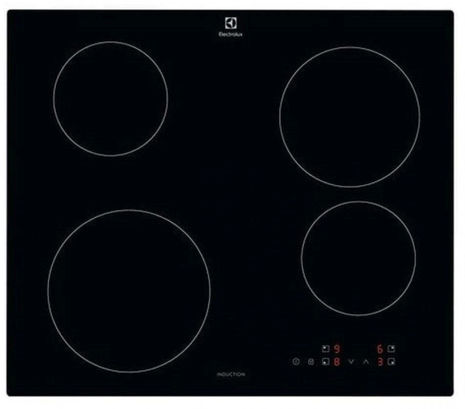 Изображение товара Индукционная варочная панель Electrolux LIB60424CK 4 конфорки 59 см сенсорное управление черная
