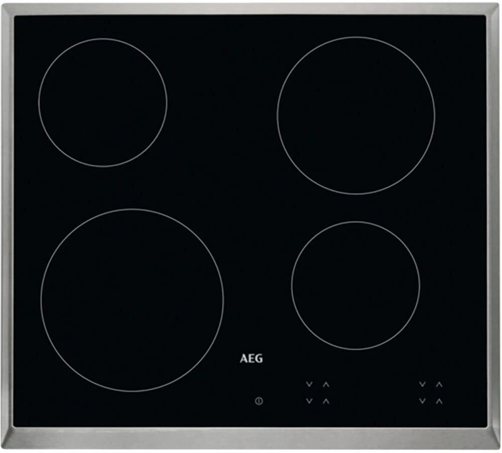 Изображение товара Электрическая варочная панель Aeg HK624000XB 4 конфорки стеклокерамика черная