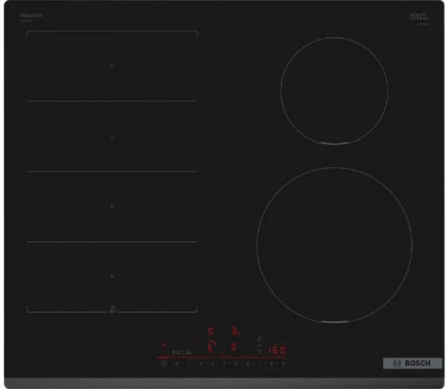 Изображение товара Индукционная варочная панель Bosch HMIL6W 59.2 см 4 конфорки цвет черный