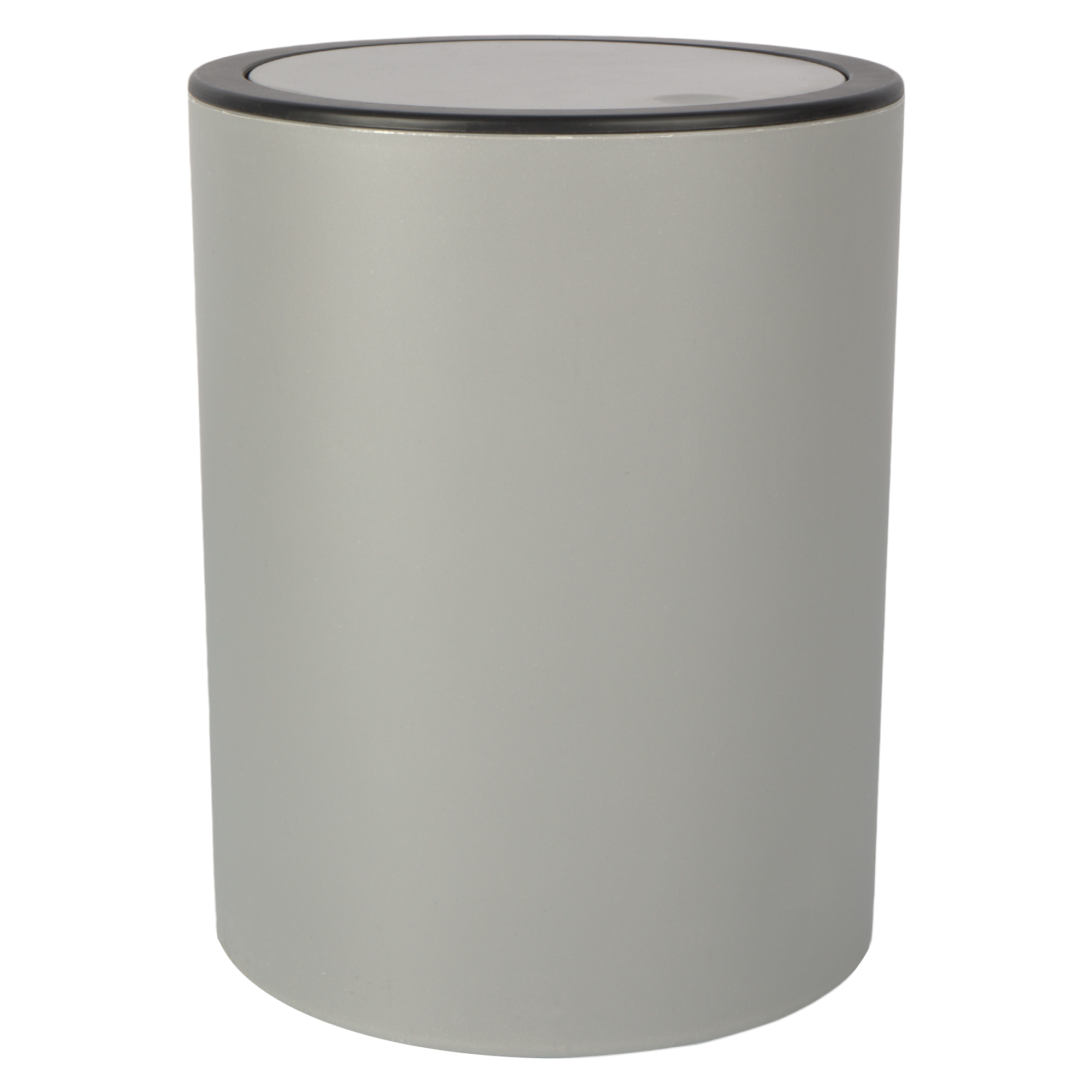 Изображение товара Контейнер для мусора для ванной 5л серый матовый Swensa Lensk Soft SWB-9024GRY