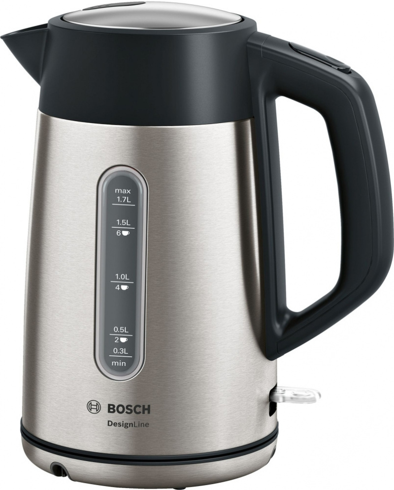 Изображение товара Чайник 1.7 л Bosch TWK4P440 металл цвет нержавеющая сталь