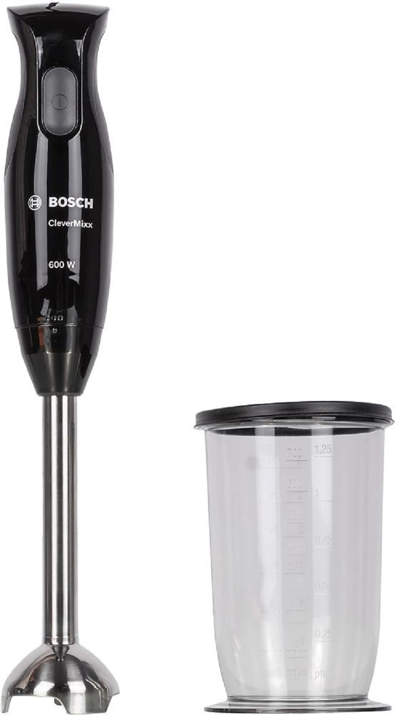 Изображение товара Погружной блендер Bosch Msm2610B с мерным стаканом и мощностью 600 Вт