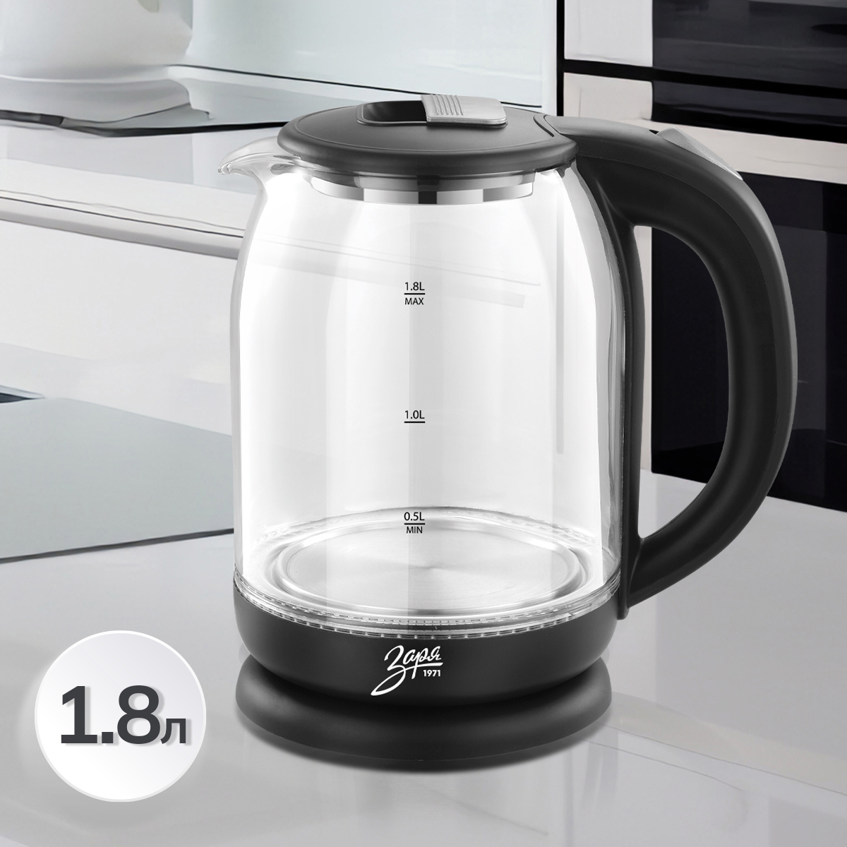 Изображение товара Чайник электрический Заря 258-04 1.8 л.