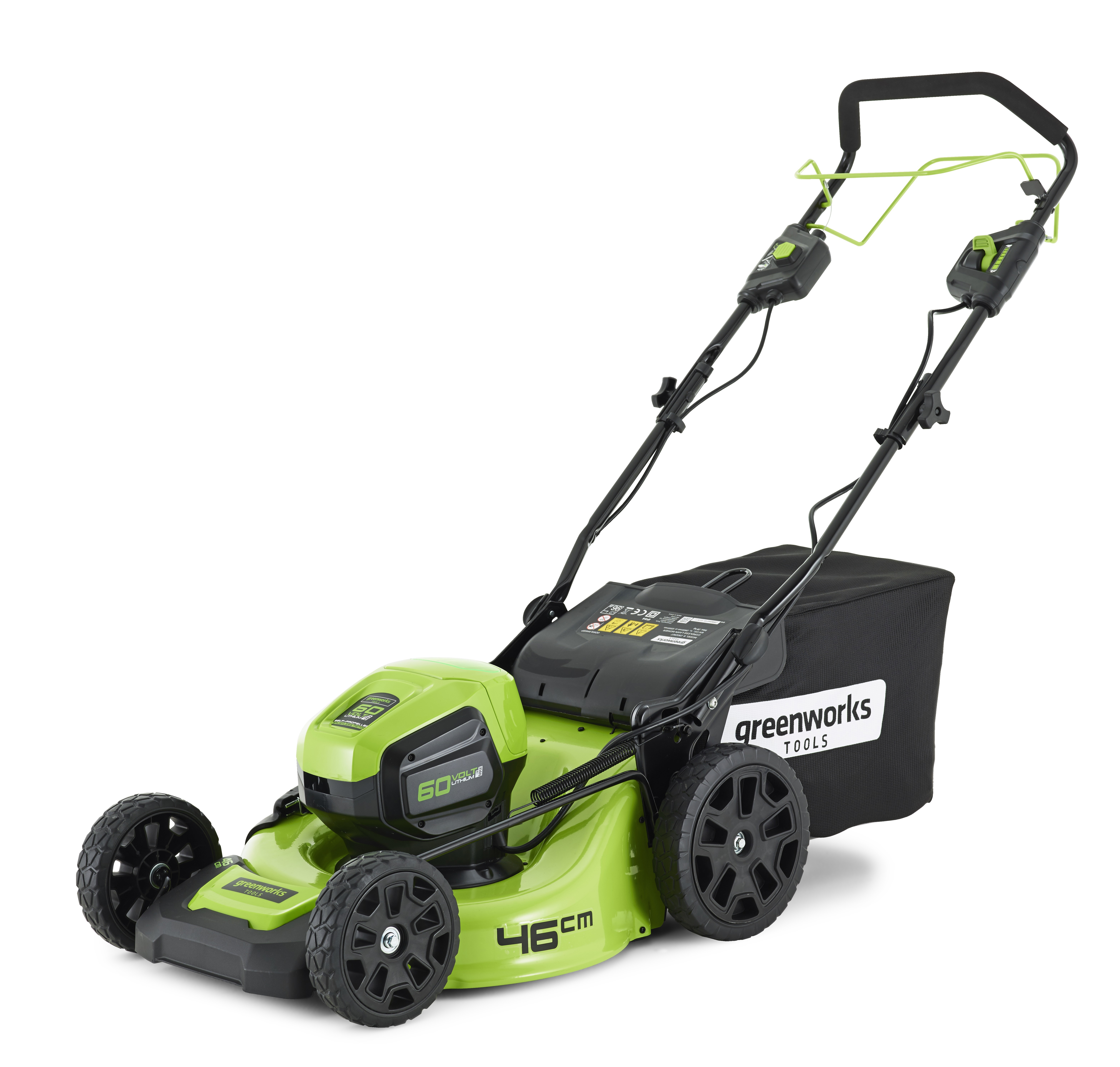Изображение товара Газонокосилка аккумуляторная Greenworks GD60LM46SP 60 В 46 см