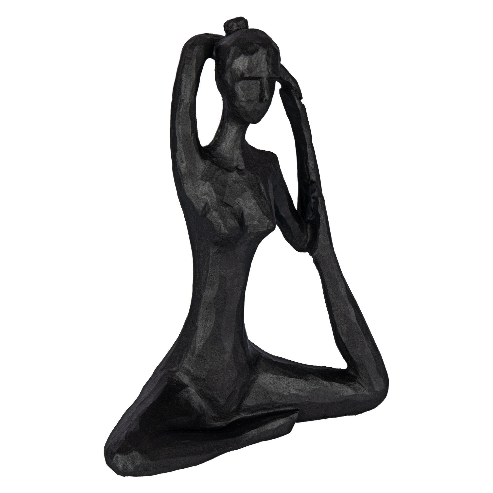 Изображение товара Статуэтка Йога ATMOSPHERA 18 см — декоративная фигура (черная)
