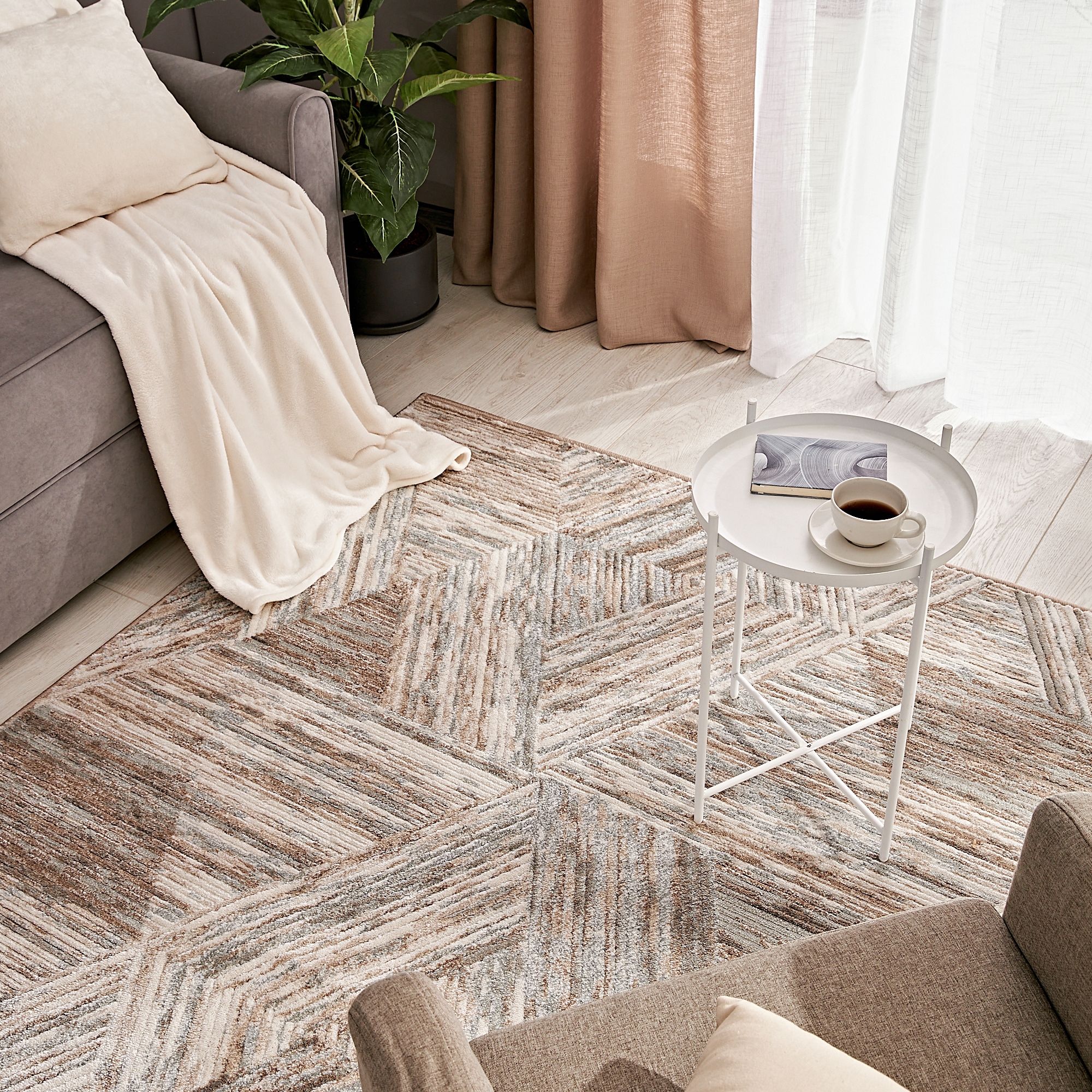 Изображение товара Ковер полипропилен Максимус L039 150x230 см цвет кремовый