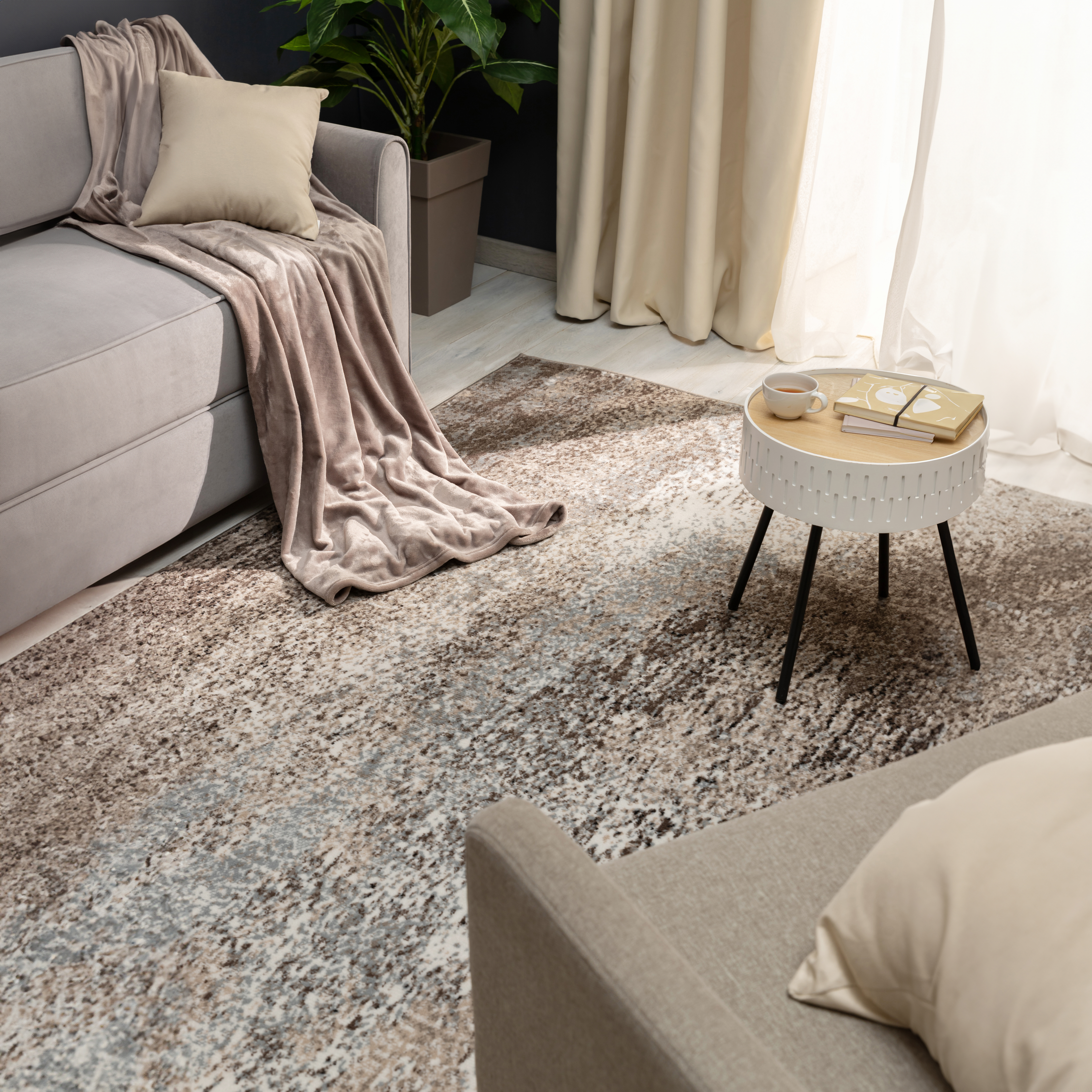 Изображение товара Ковер полипропилен Скай L020 150x300 см цвет бежевый