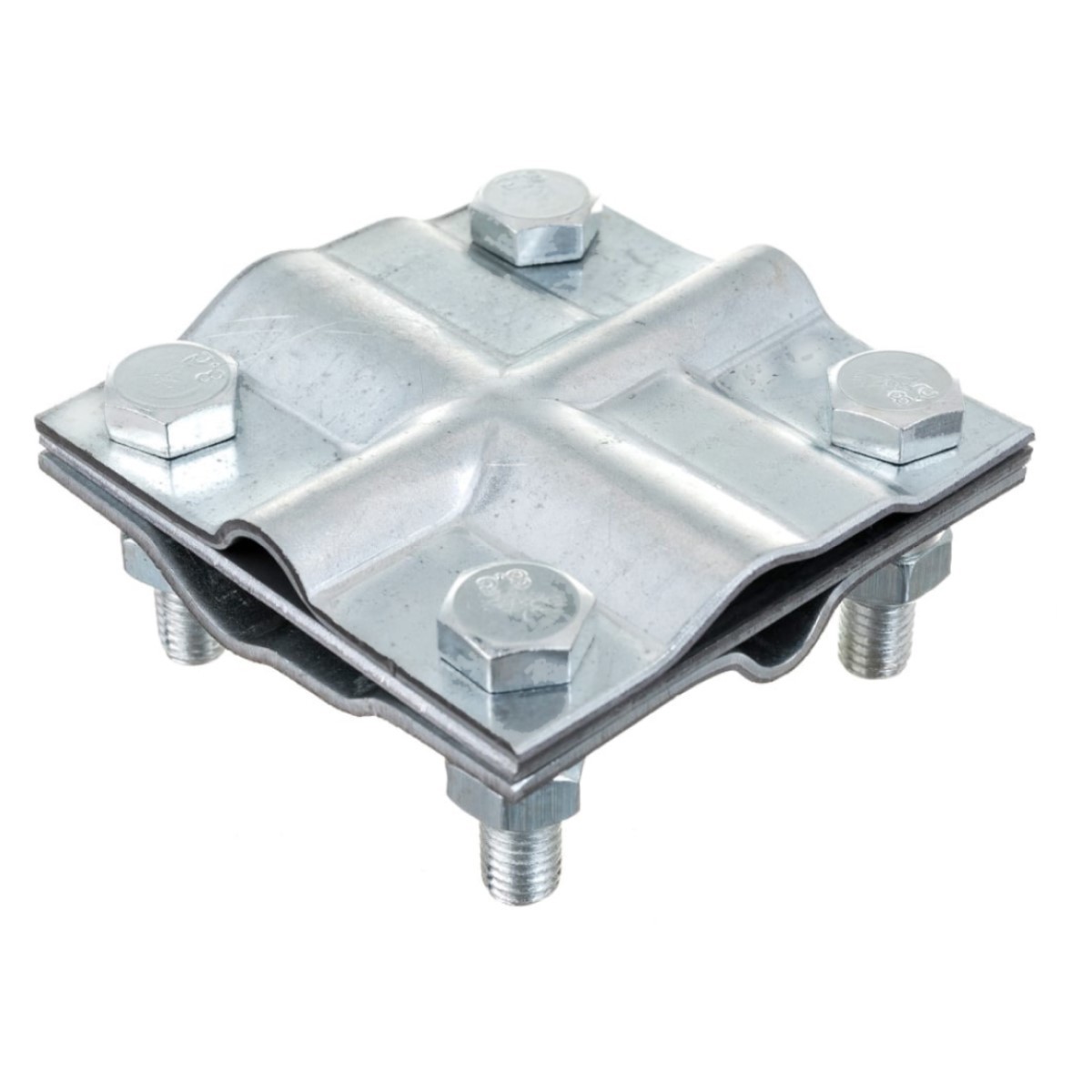 Изображение товара Зажим заземления полоса Groza pro оцинкованная сталь 2 шт.