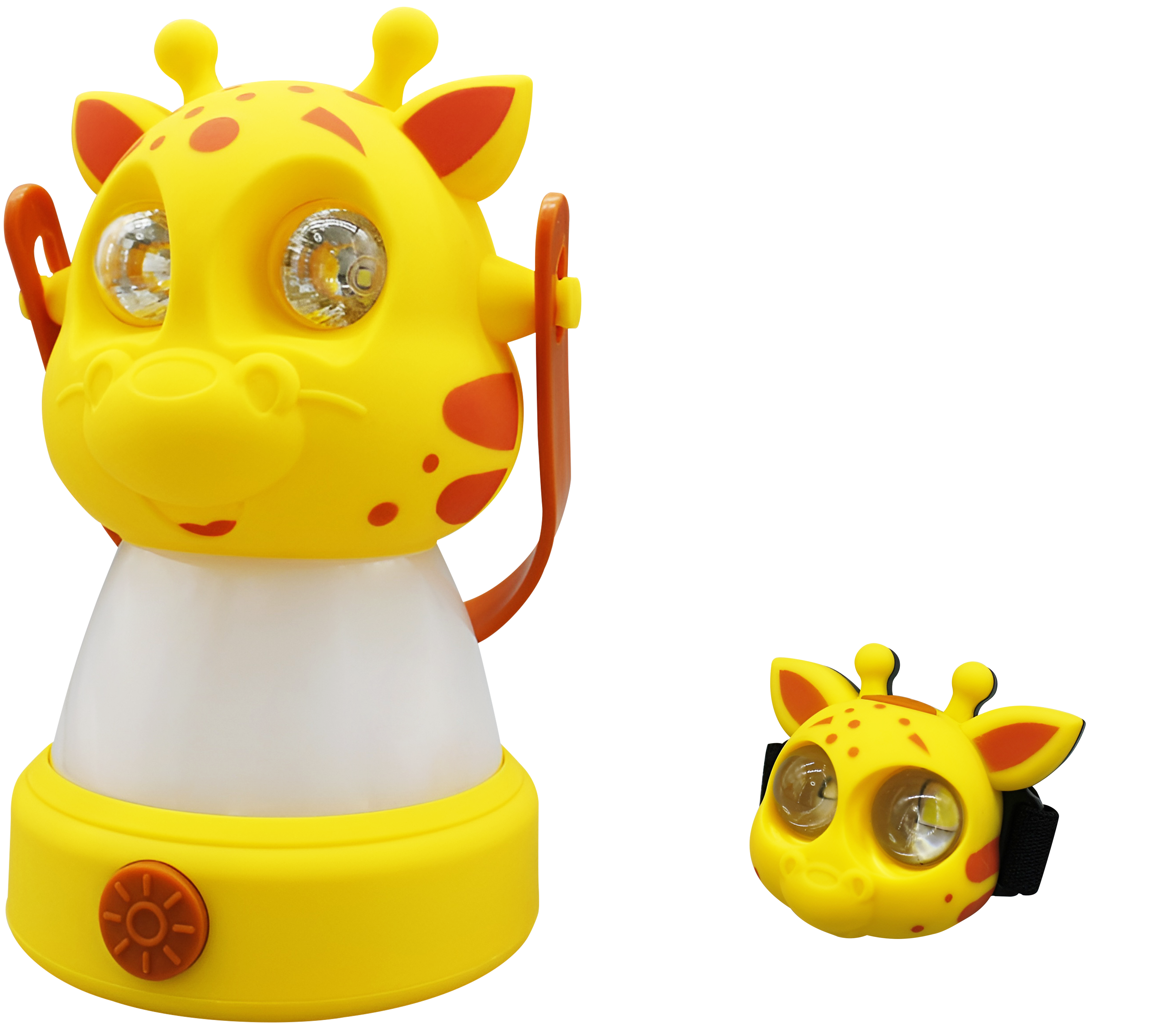 Изображение товара Ночник светодиодный Жираф с налобным фонариком для детской комнаты