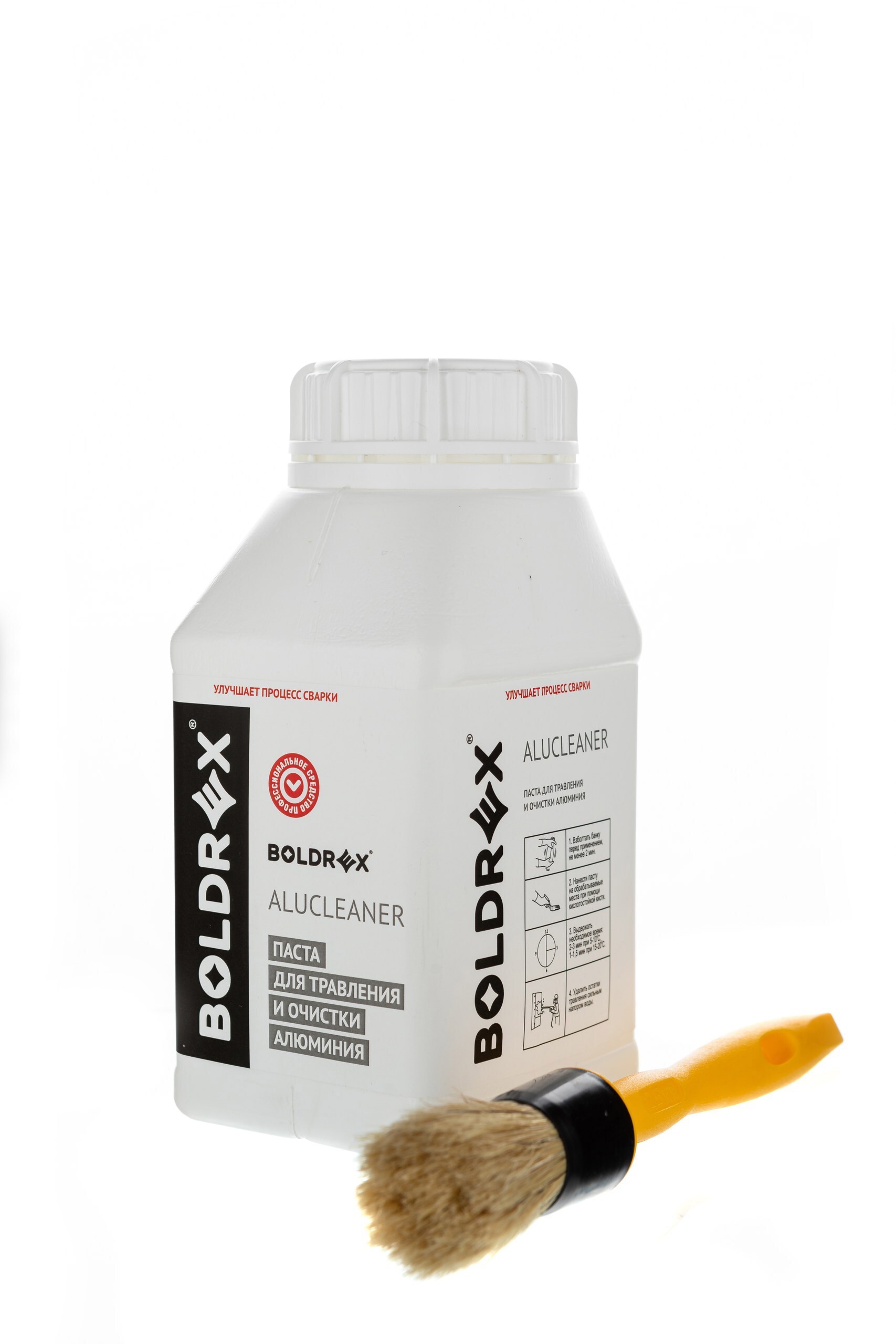 Изображение товара Травильная паста Boldrex Alu Cleaner для алюминия 1 кг Изображение товара Травильная паста Boldrex Alu Cleaner для алюминия 1 кг