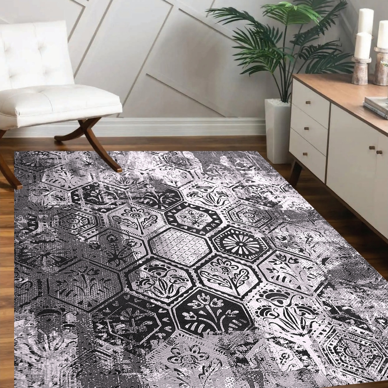 Изображение товара Ковер Урбан 160x230 см полиэстер 800414-1001