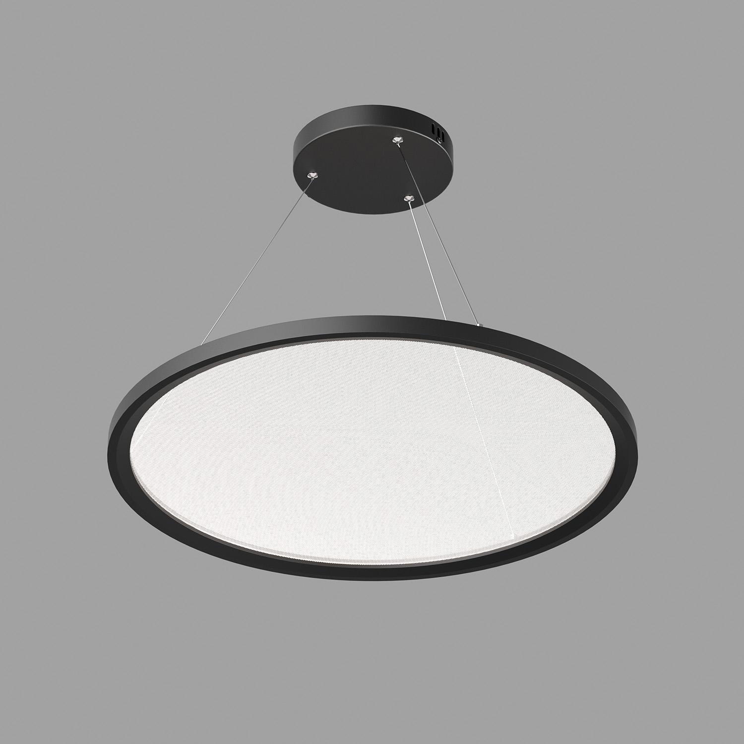 Изображение товара Подвесной светодиодный светильник Denkirs Veil DK6616-BK с пультом регулируемый